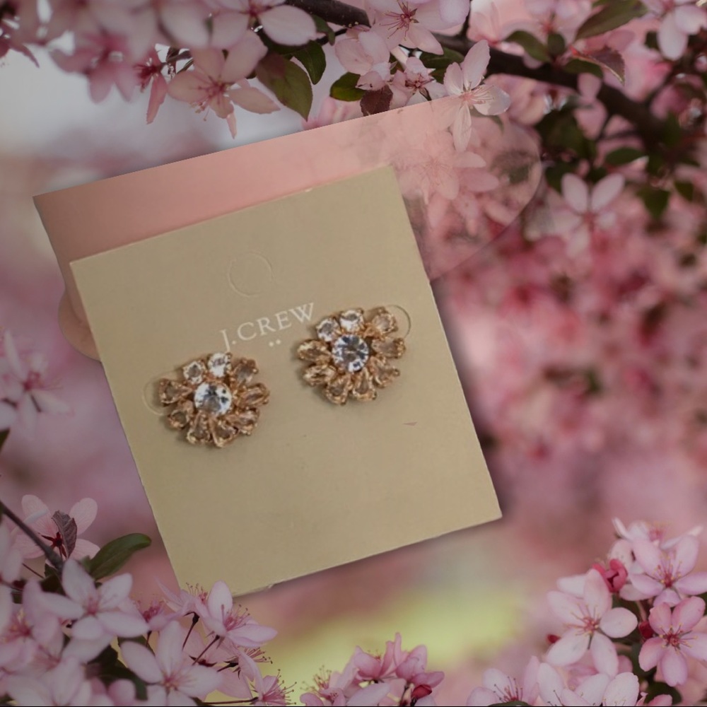 (REDUCED) NWOT J.CREW CRYSTAL EARRINGS